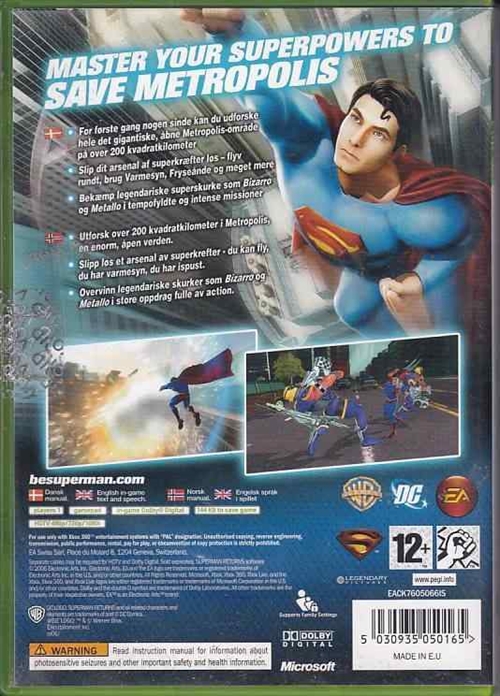 Superman Returns - XBOX 360 (B Grade) (Genbrug)